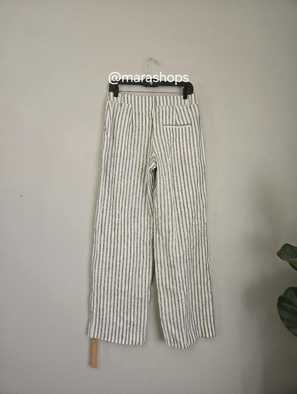 Reformation Carter Linen Mid Rise Pant